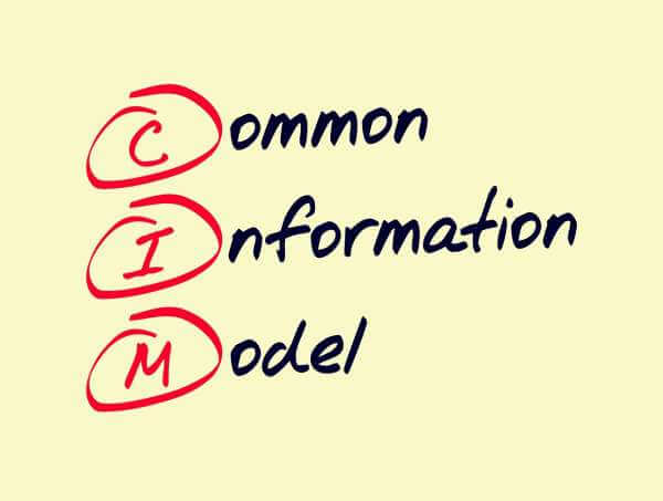'Common Informatin Model' written on a post-it note